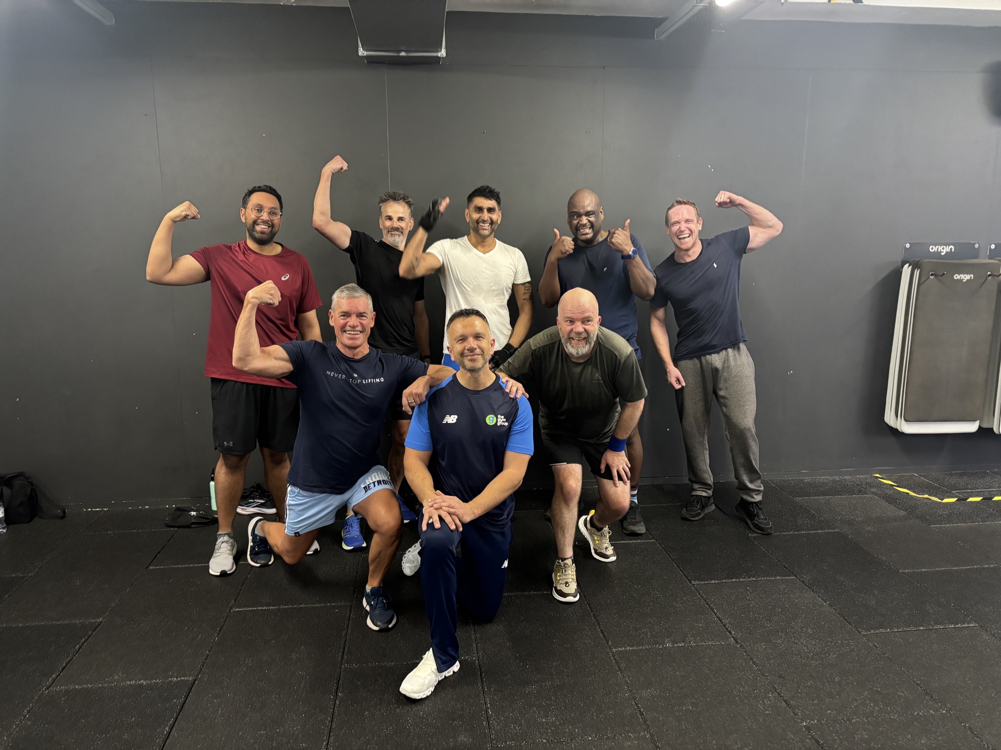 Small group personal training session